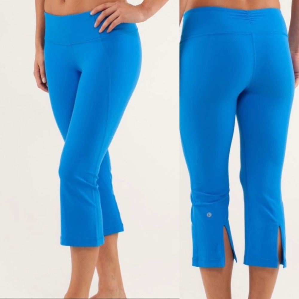 lululemon athletica Royal Blue Cropped Leggings